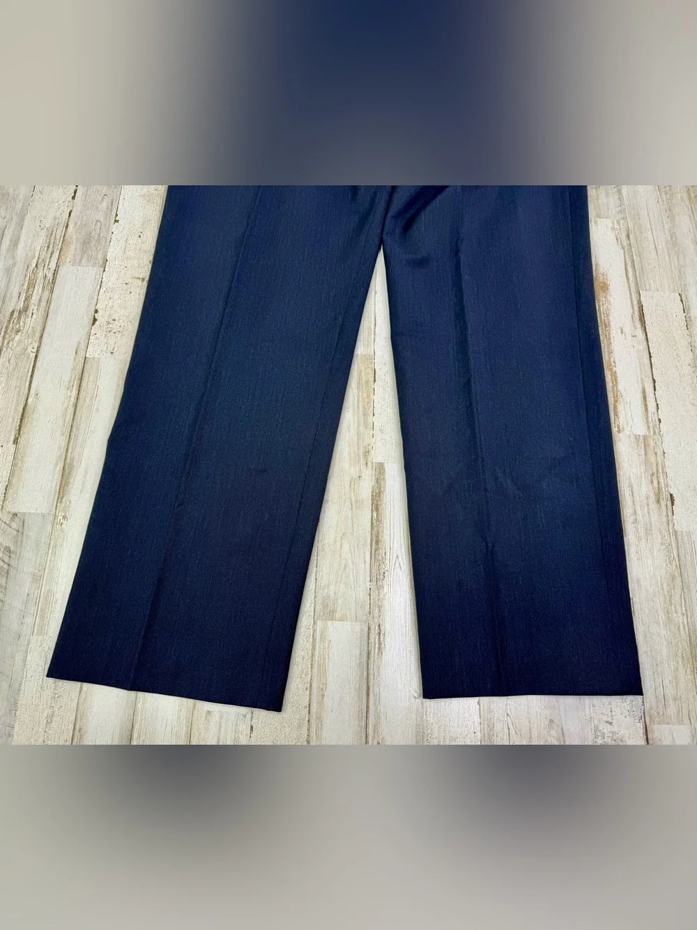 J.Crew Pants Mens 35x32 Navy Blue Wool Dress Suit Trouser
